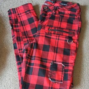 Black Craft Punk Jeggings